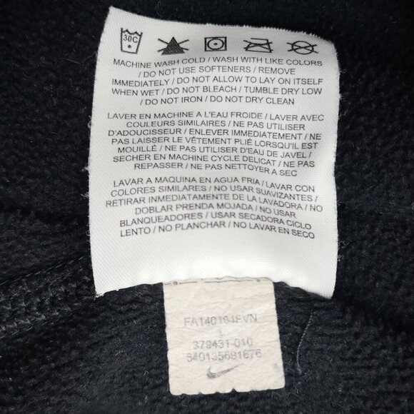 Nike Therma-Fit Men's Size Large Black Fleece Lined Track Pants - Picture 5 of 13